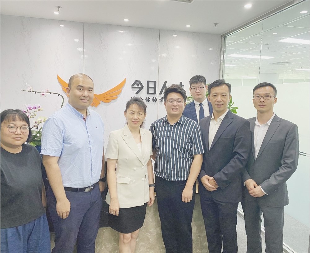 民盟北京市朝阳区委领导一行参观调研今日人才公司
